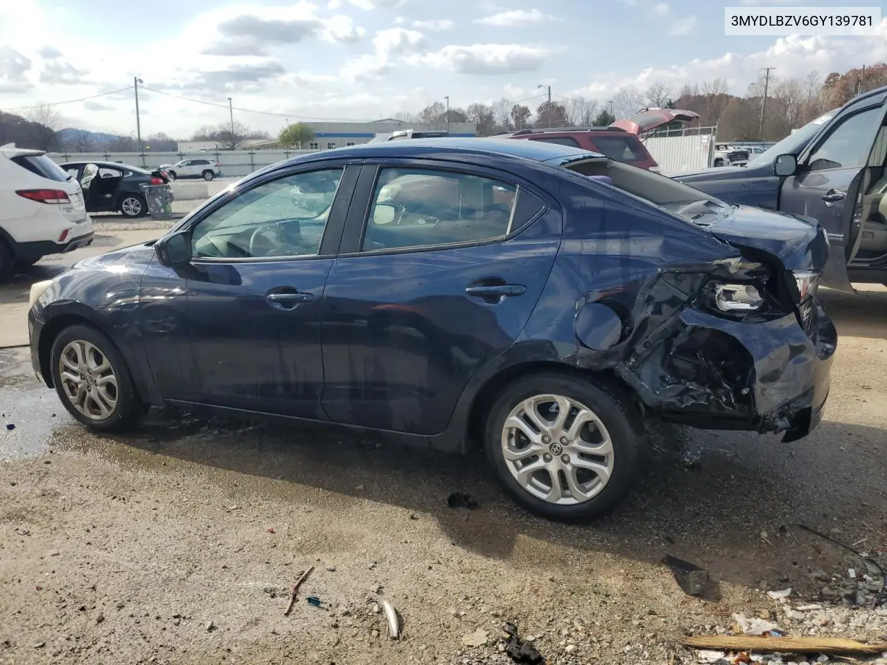 2016 Scion Ia Base VIN: 3MYDLBZV6GY139781 Lot: 91872575