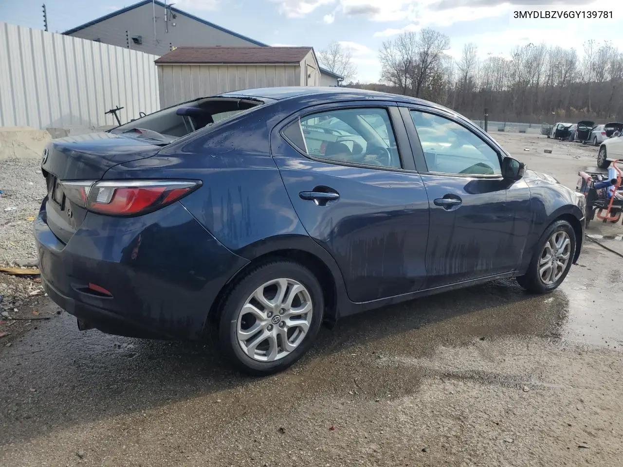 2016 Scion Ia Base VIN: 3MYDLBZV6GY139781 Lot: 91872575