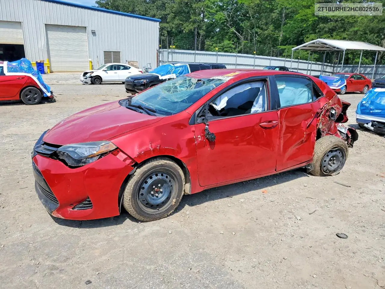 2017 Toyota Corolla Le VIN: 2T1BURHE2HC802536 Lot: 53111636