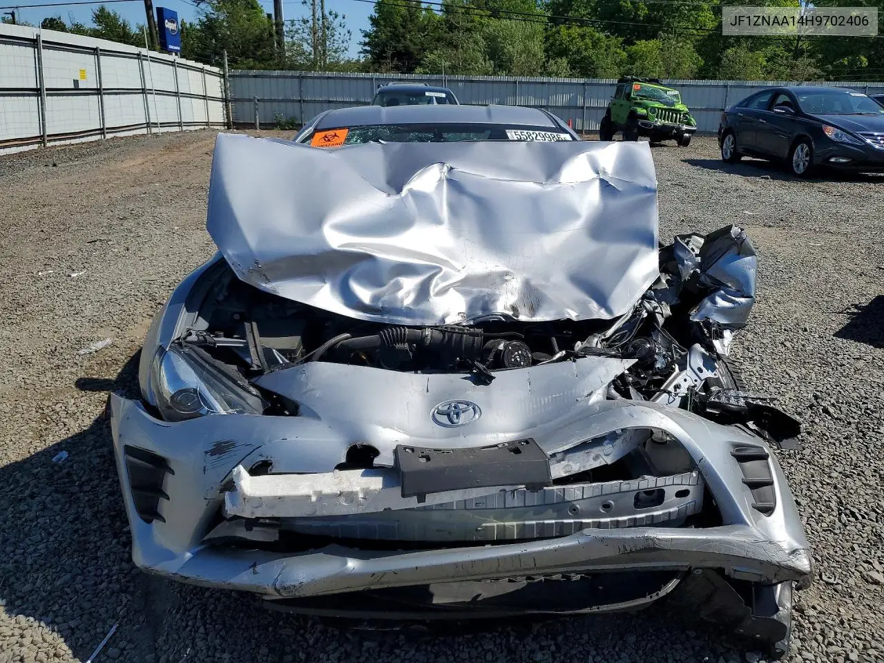 2017 Toyota 86 Base VIN: JF1ZNAA14H9702406 Lot: 55829986
