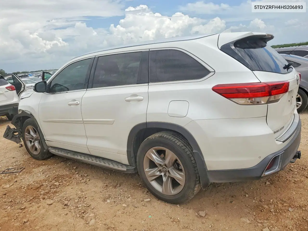 2017 Toyota Highlander Limited VIN: 5TDYZRFH4HS206893 Lot: 56049686