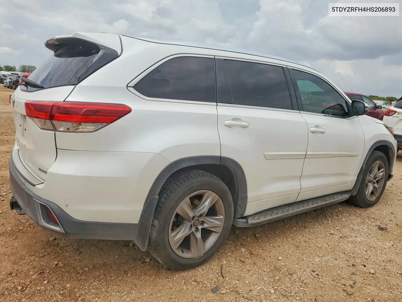 2017 Toyota Highlander Limited VIN: 5TDYZRFH4HS206893 Lot: 56049686