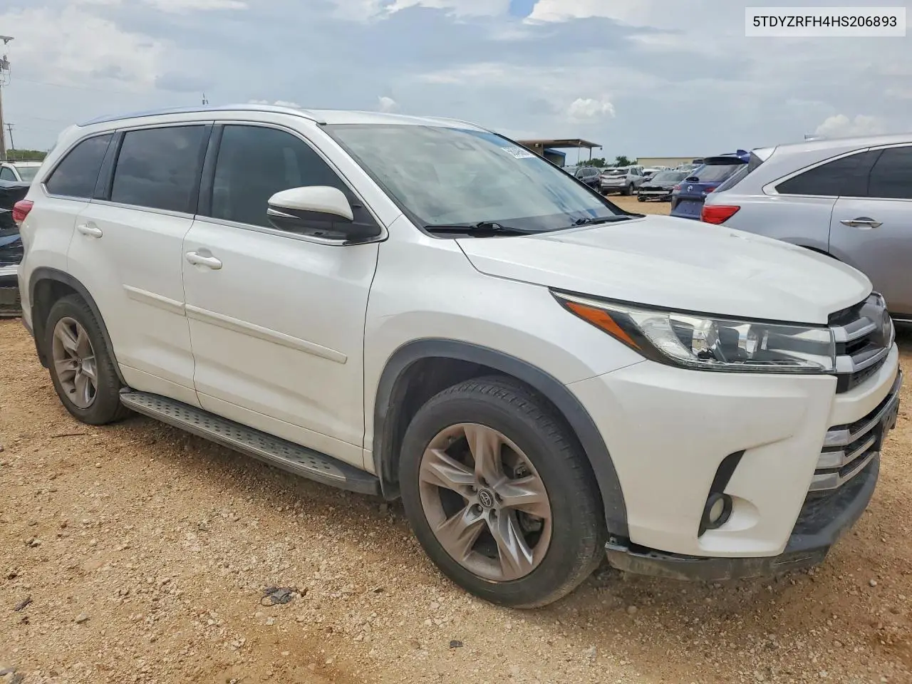 2017 Toyota Highlander Limited VIN: 5TDYZRFH4HS206893 Lot: 56049686