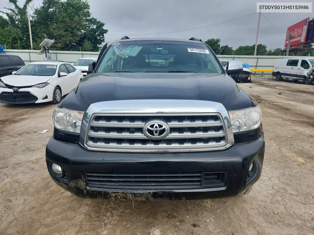 2017 Toyota Sequoia Platinum VIN: 5TDDY5G13HS153986 Lot: 56175286