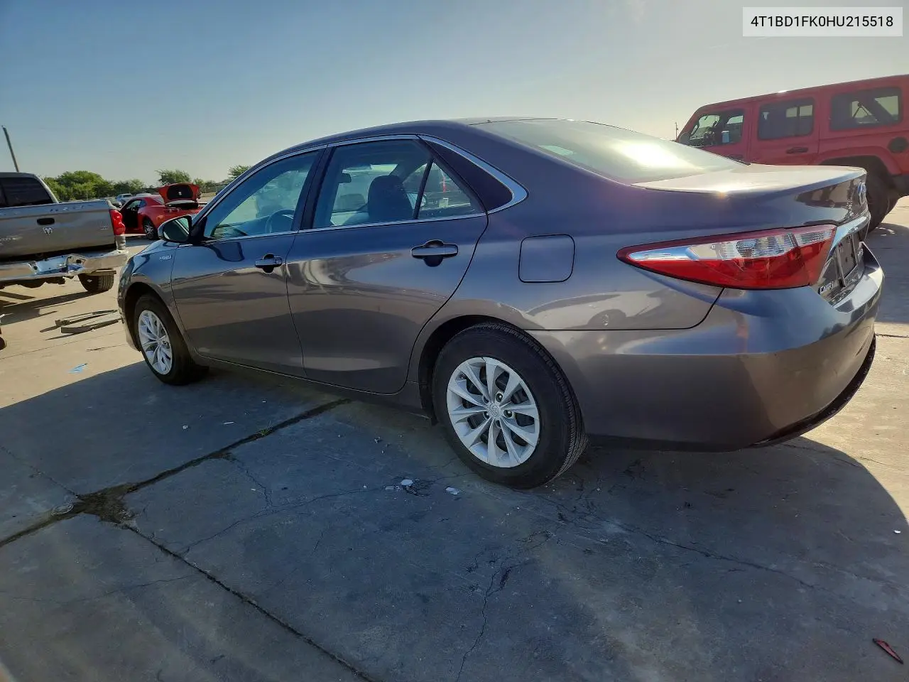 2017 Toyota Camry Hybrid Le VIN: 4T1BD1FK0HU215518 Lot: 56349416