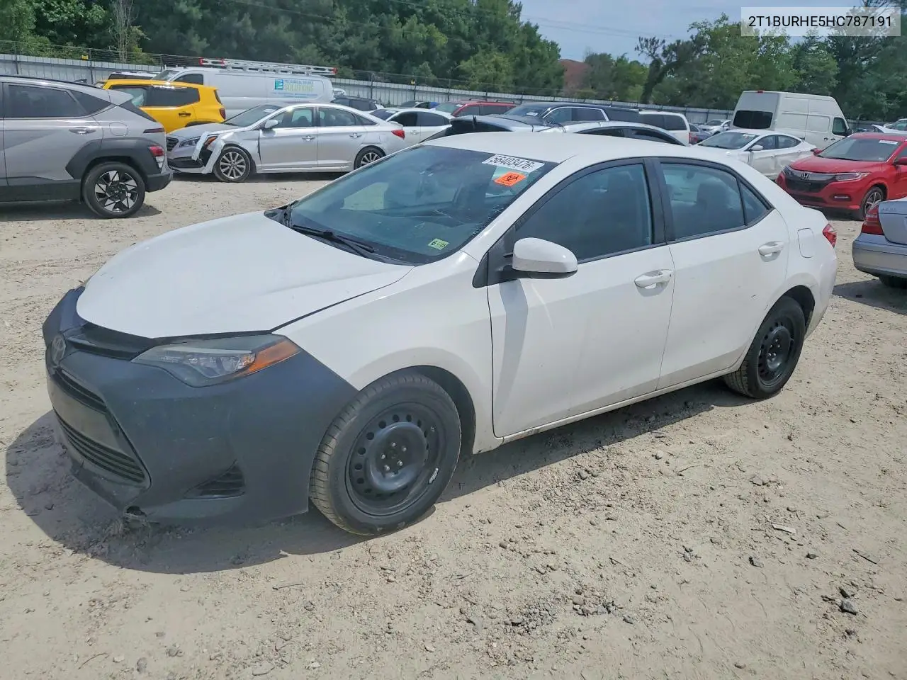2017 Toyota Corolla Le VIN: 2T1BURHE5HC787191 Lot: 56403476