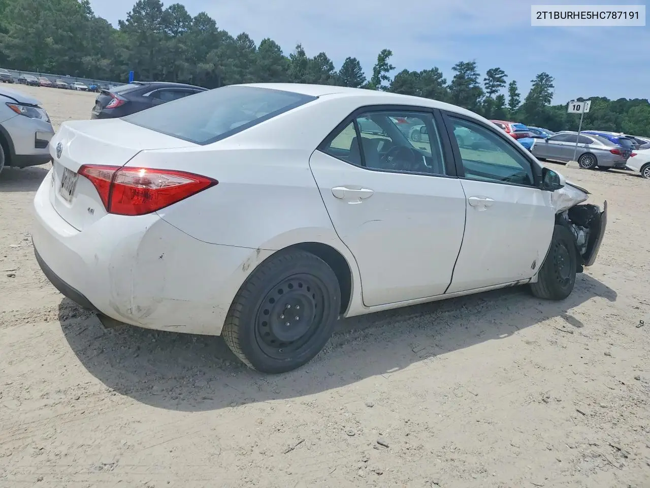 2017 Toyota Corolla Le VIN: 2T1BURHE5HC787191 Lot: 56403476