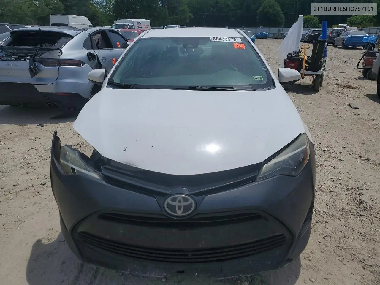 2017 Toyota Corolla Le VIN: 2T1BURHE5HC787191 Lot: 56403476