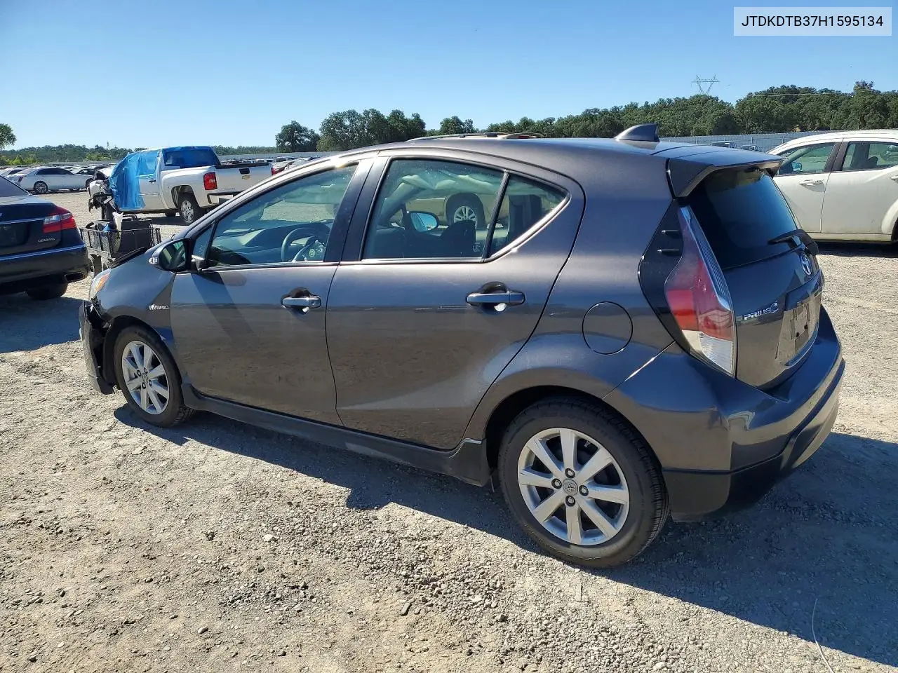 2017 Toyota Prius C Two VIN: JTDKDTB37H1595134 Lot: 57085456