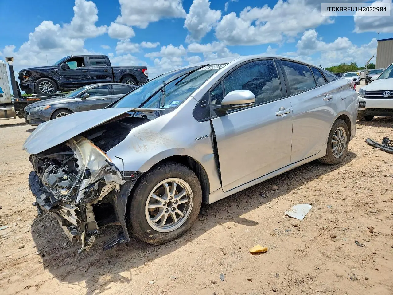 2017 Toyota Prius Two VIN: JTDKBRFU1H3032984 Lot: 57346046