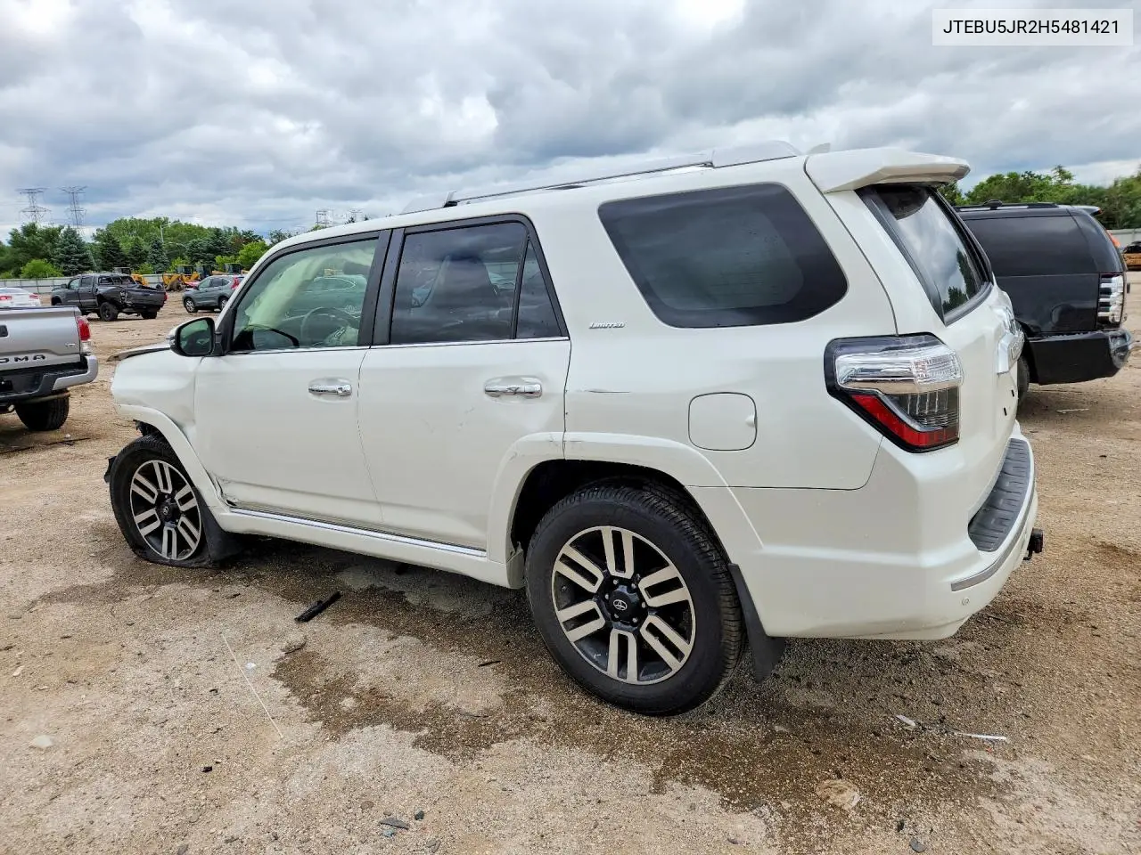 2017 Toyota 4Runner Limited VIN: JTEBU5JR2H5481421 Lot: 57530836