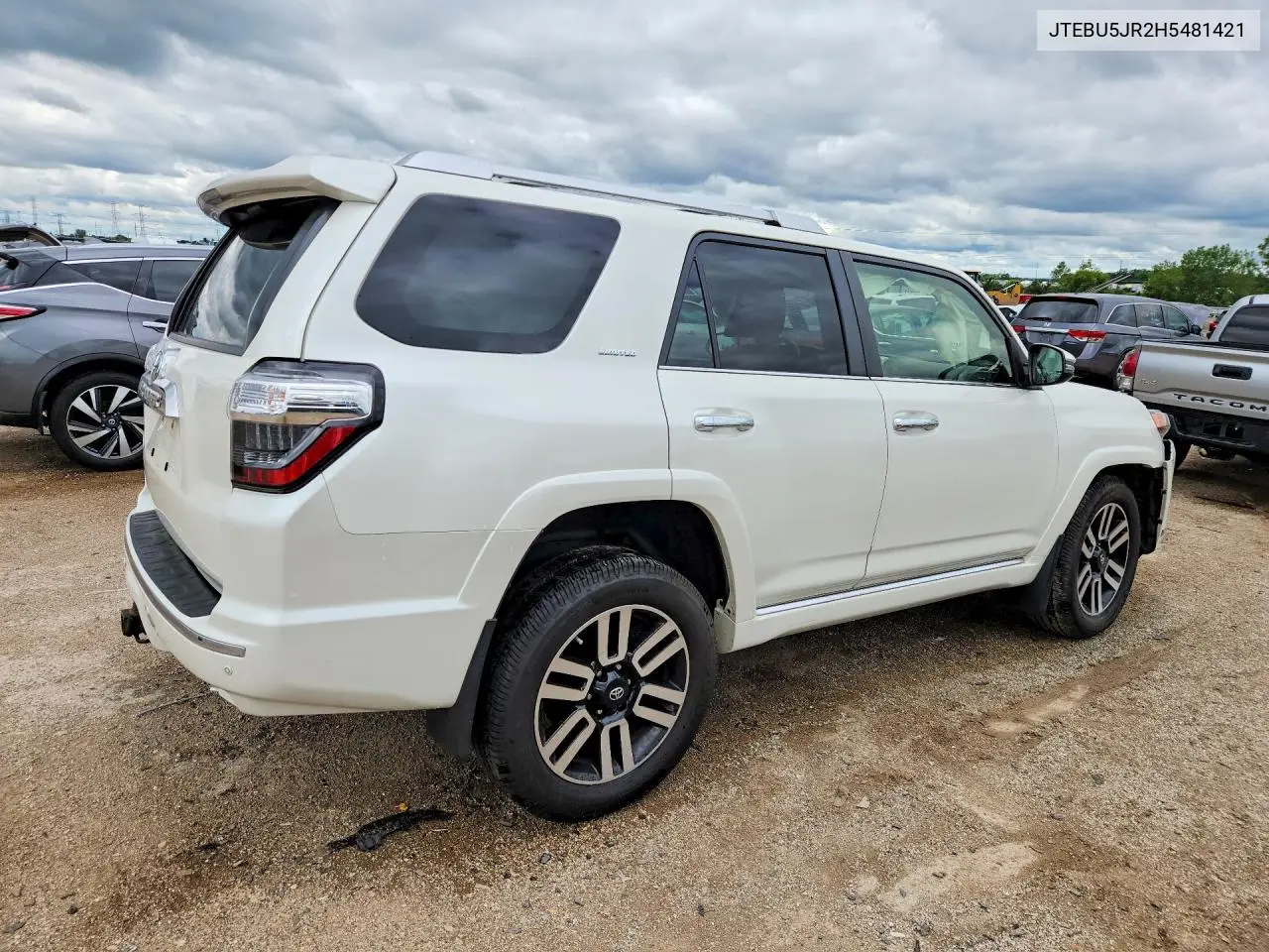 2017 Toyota 4Runner Limited VIN: JTEBU5JR2H5481421 Lot: 57530836