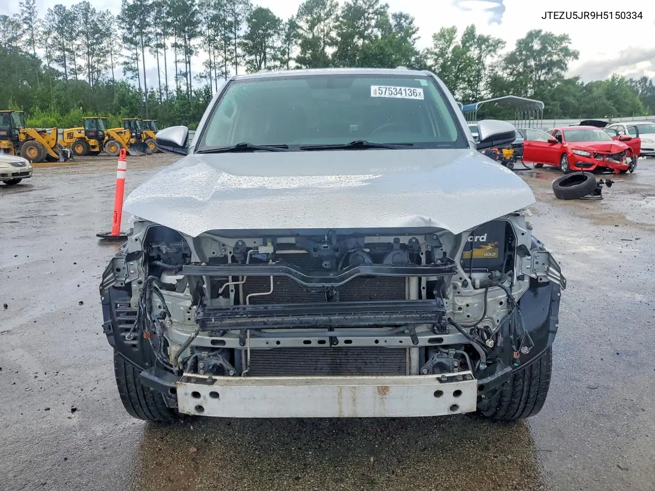 2017 Toyota 4Runner Sr5 VIN: JTEZU5JR9H5150334 Lot: 57534136