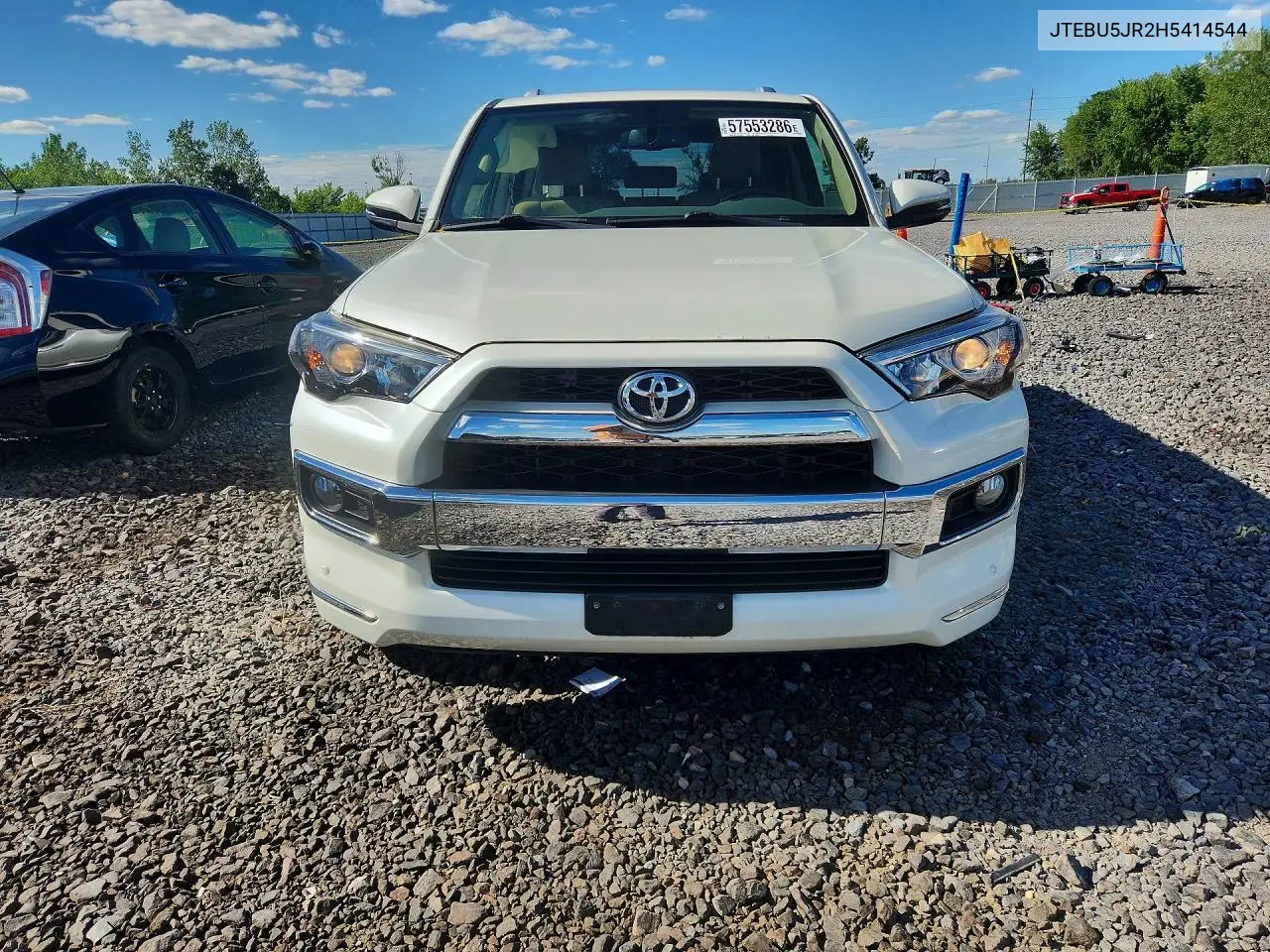 2017 Toyota 4Runner Limited VIN: JTEBU5JR2H5414544 Lot: 57553286