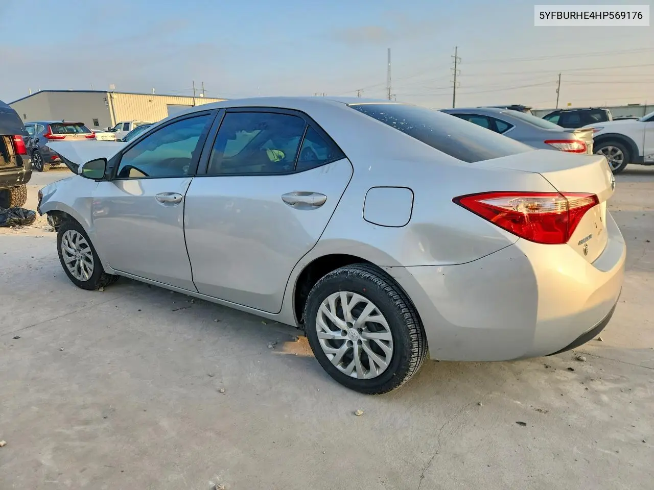 2017 Toyota Corolla Le VIN: 5YFBURHE4HP569176 Lot: 57559146
