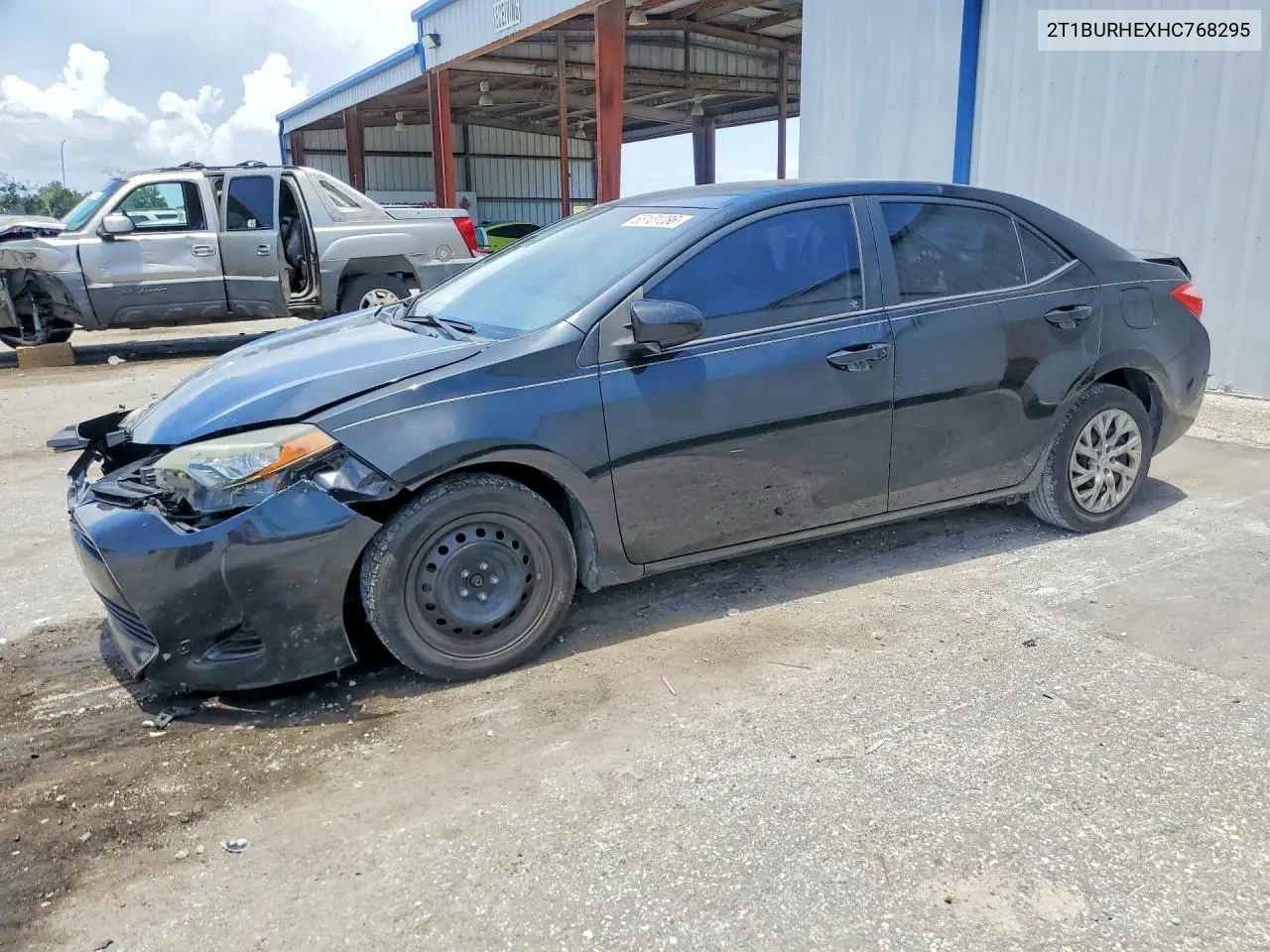 2017 Toyota Corolla Le VIN: 2T1BURHEXHC768295 Lot: 58101286