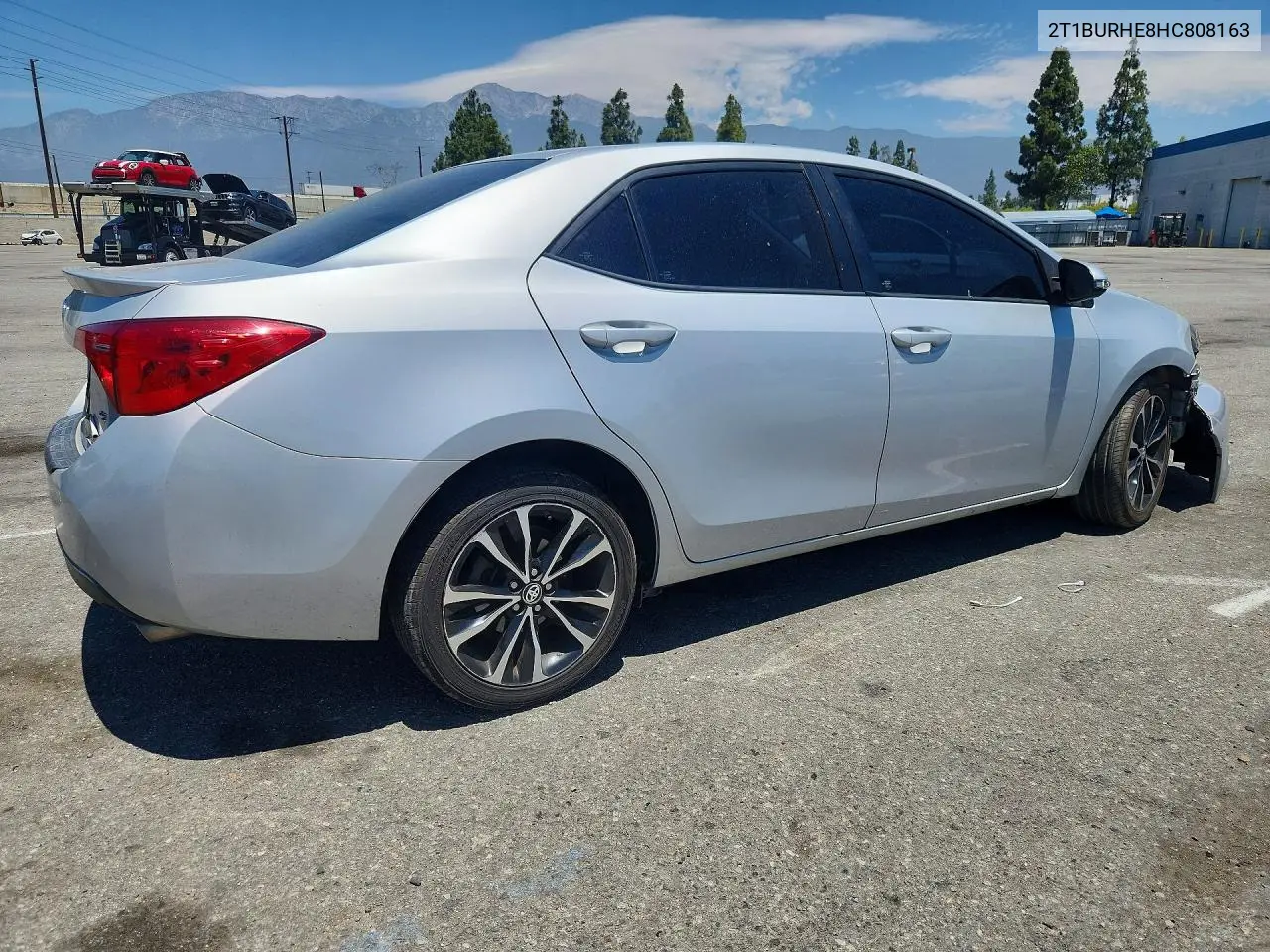 2017 Toyota Corolla Se VIN: 2T1BURHE8HC808163 Lot: 58151746