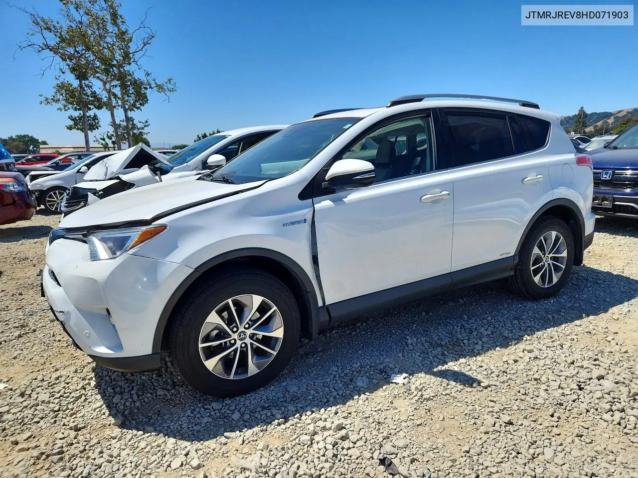 2017 Toyota Rav4 Hybrid Xle VIN: JTMRJREV8HD071903 Lot: 58436966