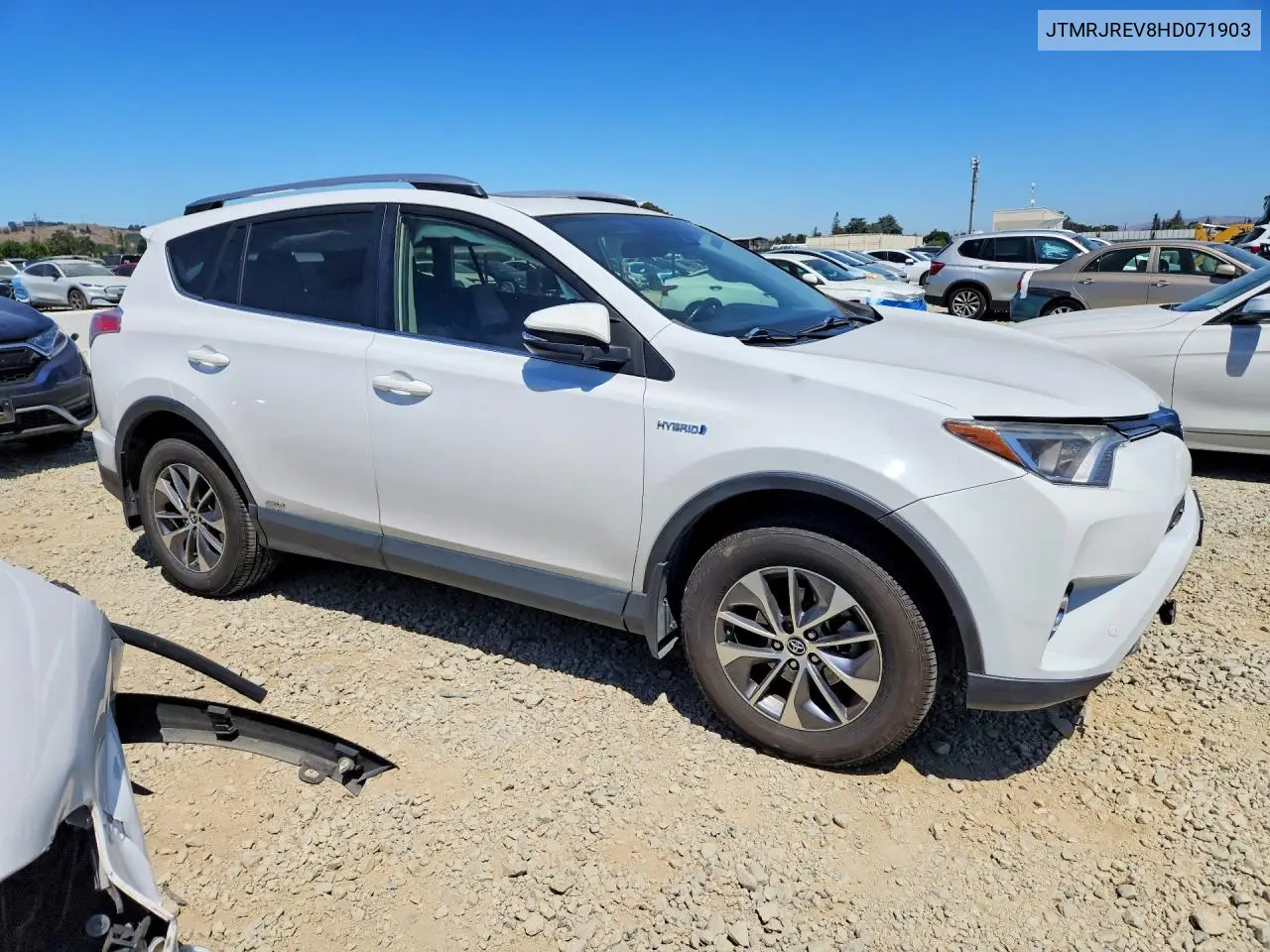 2017 Toyota Rav4 Hybrid Xle VIN: JTMRJREV8HD071903 Lot: 58436966