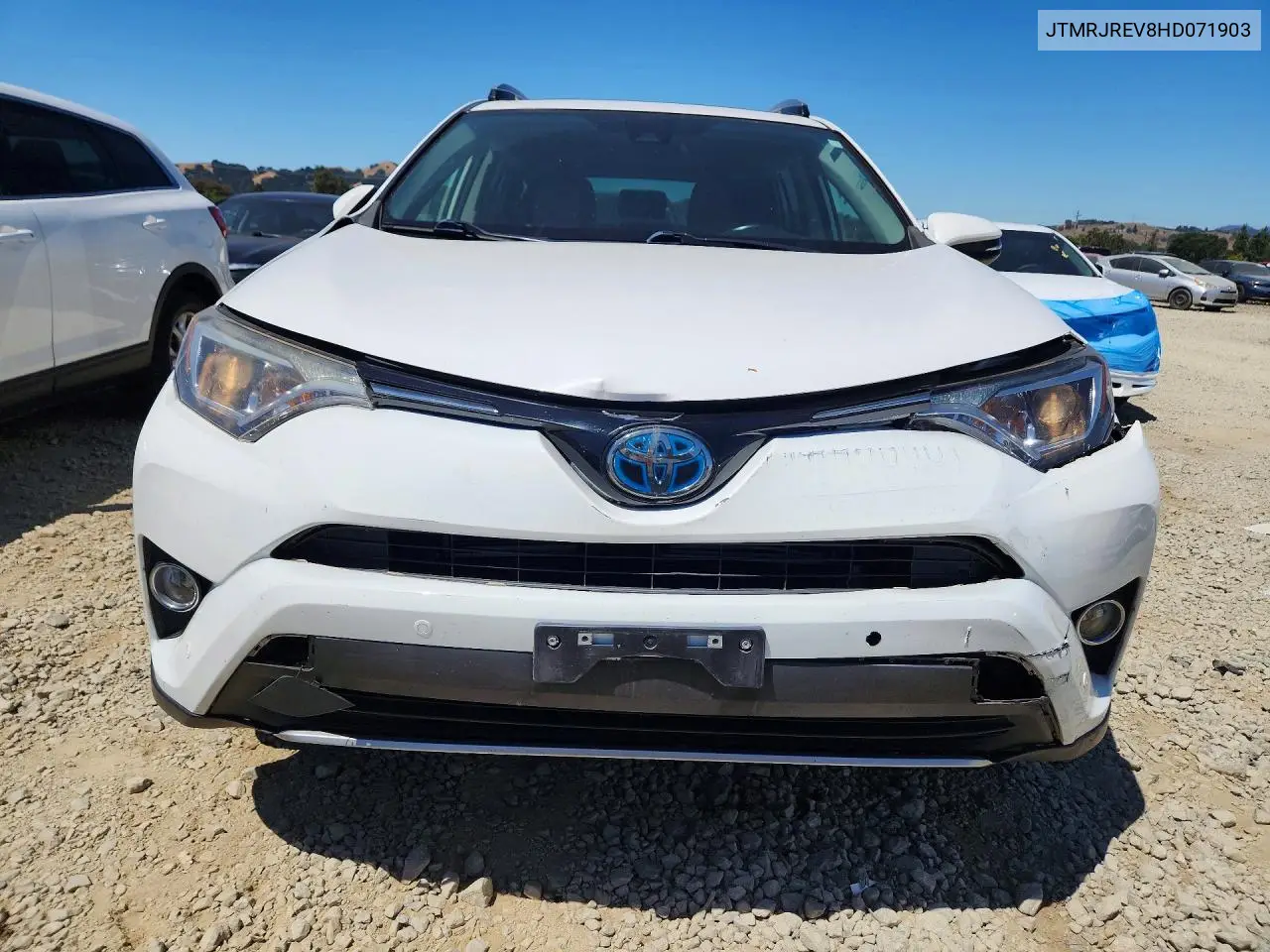 2017 Toyota Rav4 Hybrid Xle VIN: JTMRJREV8HD071903 Lot: 58436966