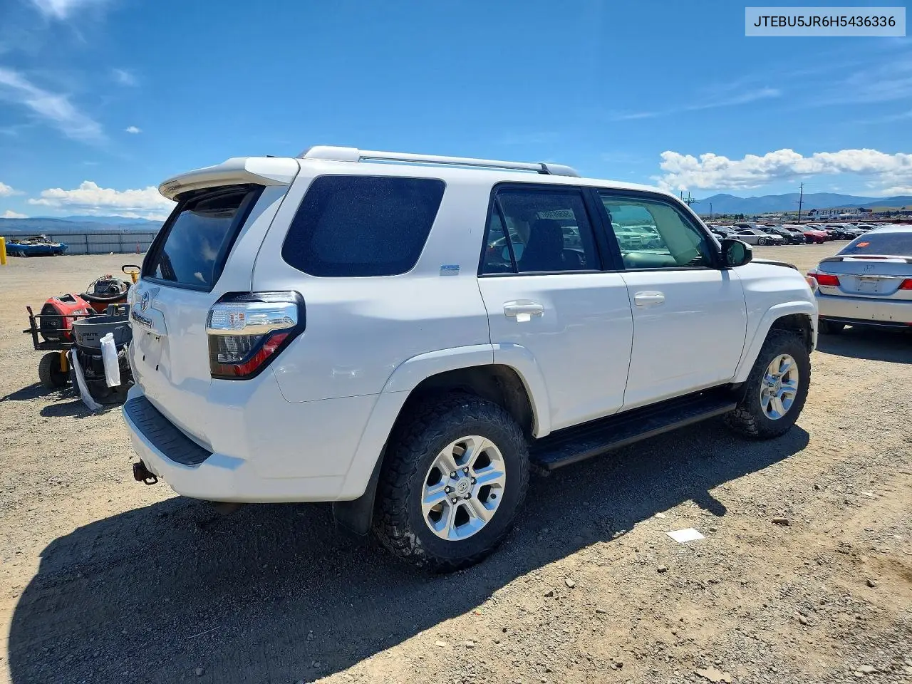 2017 Toyota 4Runner Sr5 VIN: JTEBU5JR6H5436336 Lot: 58508186