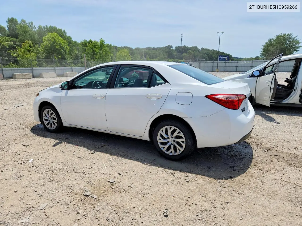 2017 Toyota Corolla Le VIN: 2T1BURHE5HC959266 Lot: 58516716