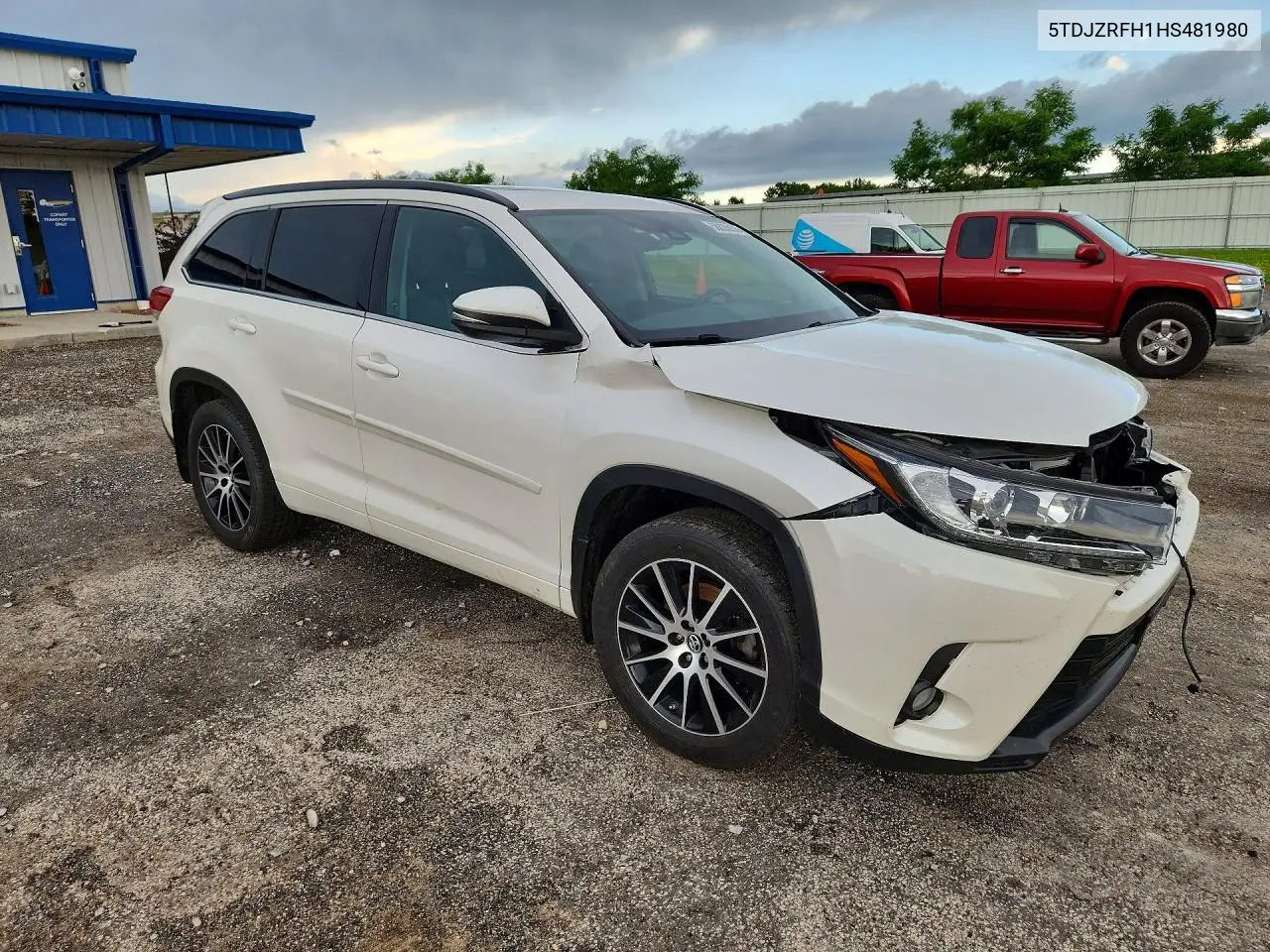 2017 Toyota Highlander Se VIN: 5TDJZRFH1HS481980 Lot: 58836836