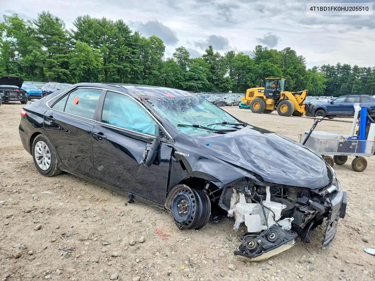 2017 Toyota Camry Hybrid Le VIN: 4T1BD1FK0HU205510 Lot: 59089606