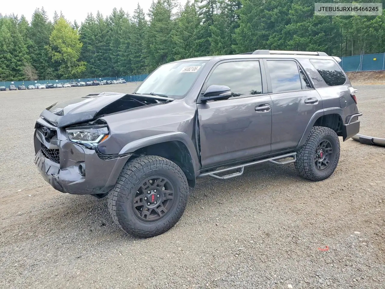 2017 Toyota 4Runner Trd Off-Road Premium VIN: JTEBU5JRXH5466245 Lot: 59382106