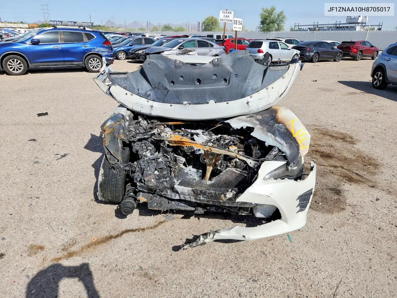 2017 Toyota 86 Base VIN: JF1ZNAA10H8705017 Lot: 59680336