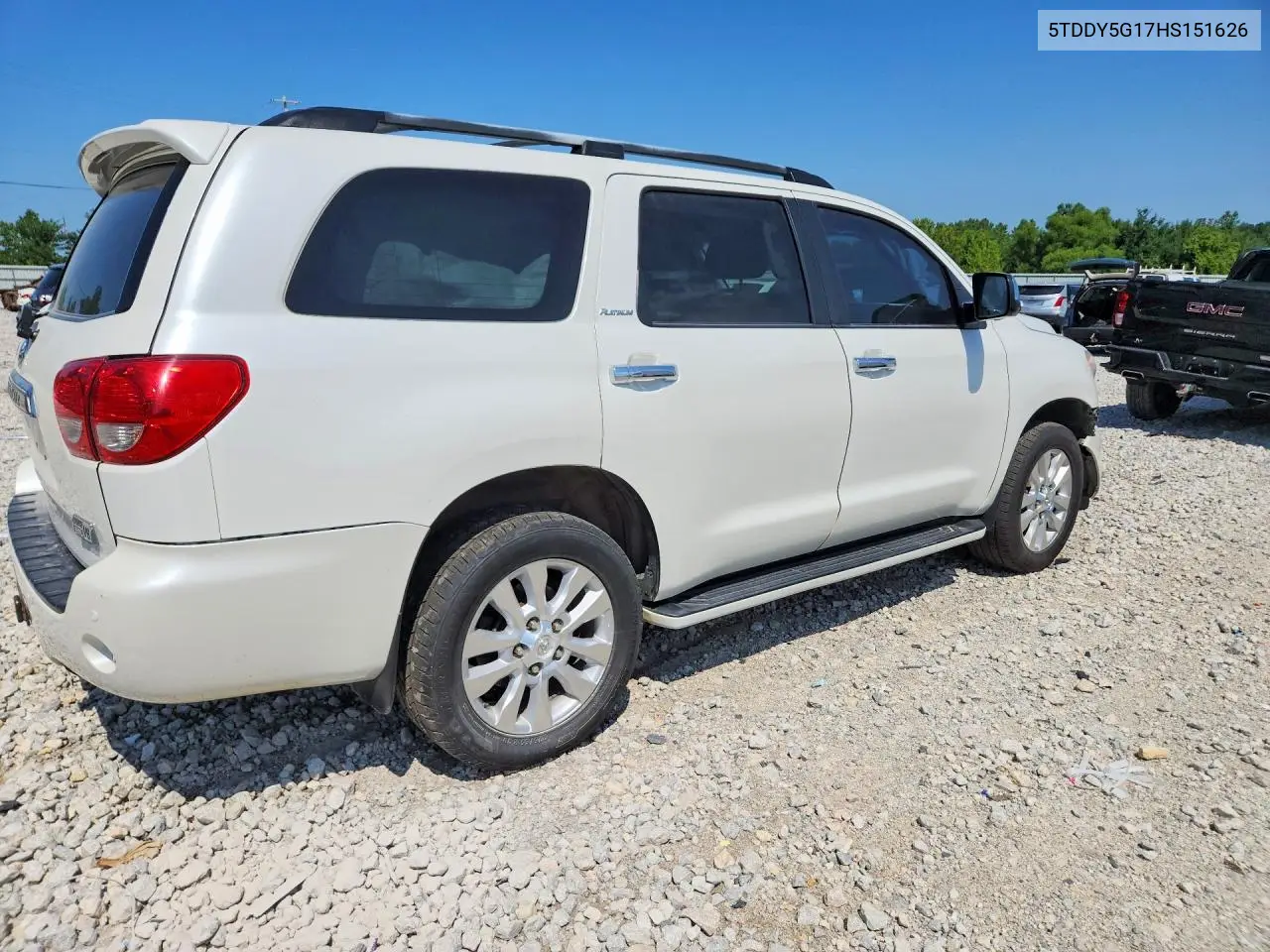 2017 Toyota Sequoia Platinum VIN: 5TDDY5G17HS151626 Lot: 59814826