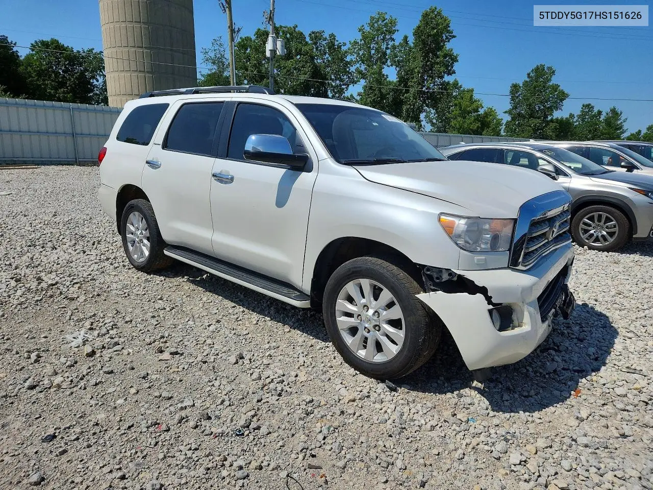2017 Toyota Sequoia Platinum VIN: 5TDDY5G17HS151626 Lot: 59814826