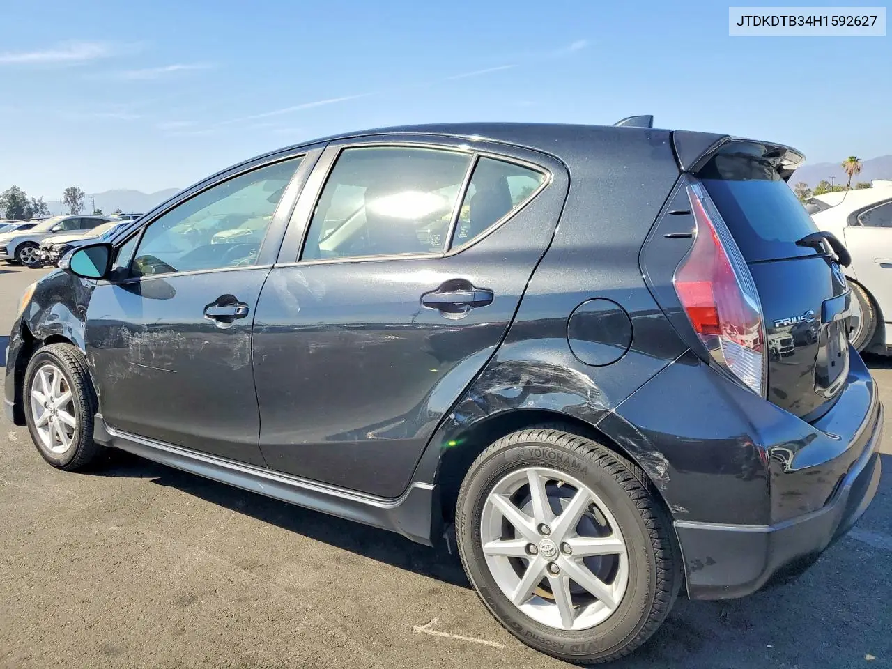 2017 Toyota Prius C One VIN: JTDKDTB34H1592627 Lot: 60027106