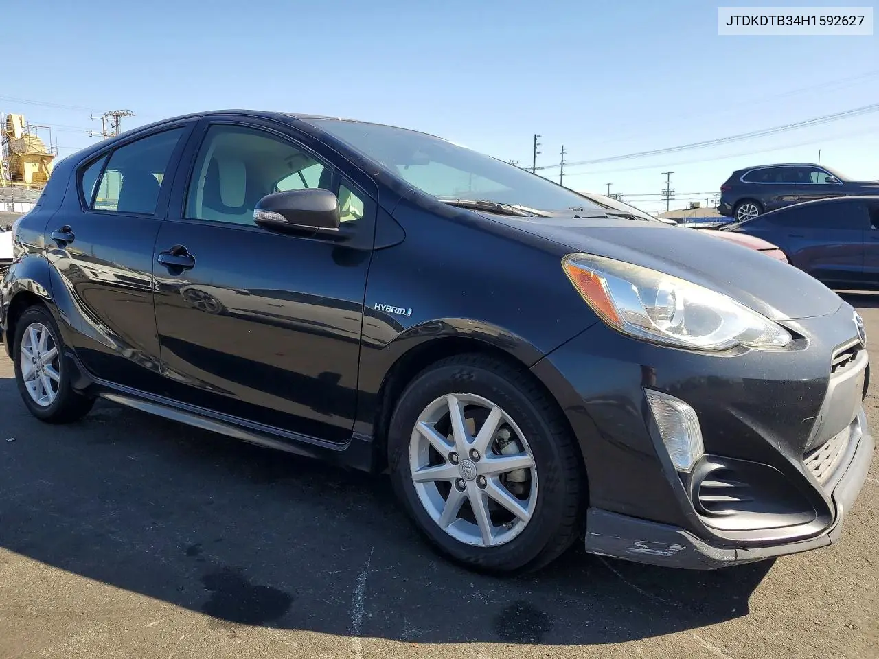 2017 Toyota Prius C One VIN: JTDKDTB34H1592627 Lot: 60027106