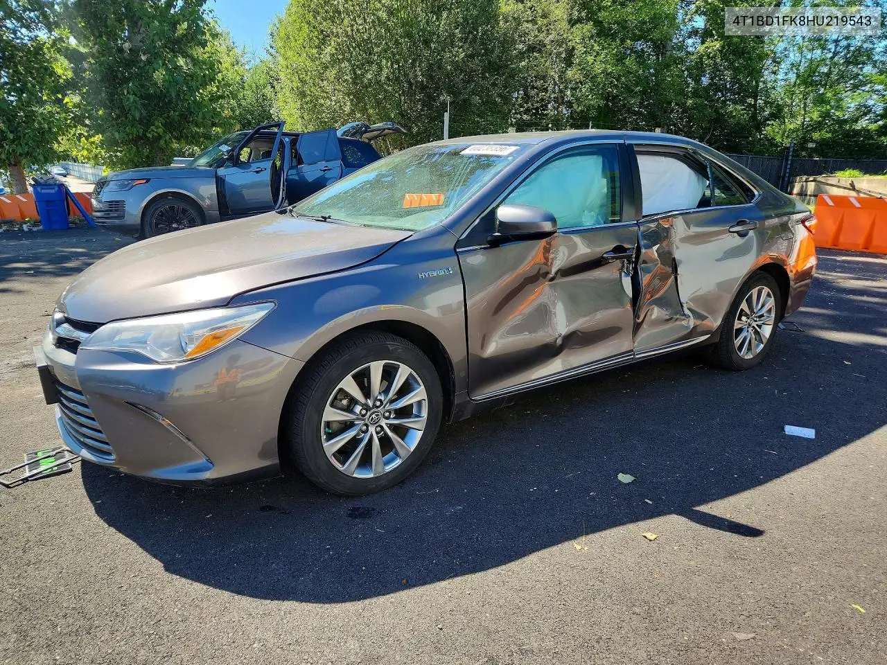 2017 Toyota Camry Hybrid Xle VIN: 4T1BD1FK8HU219543 Lot: 60238556
