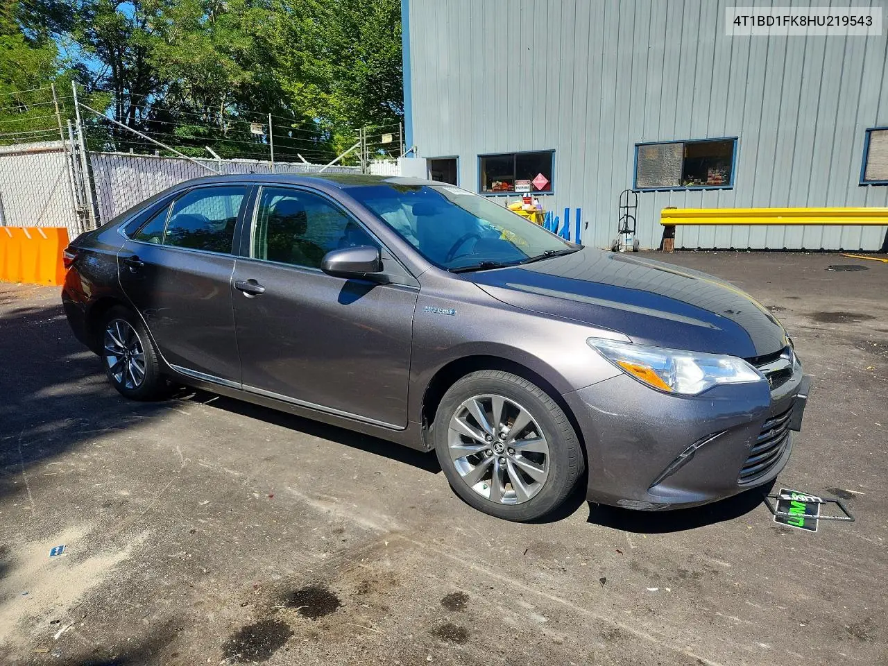 2017 Toyota Camry Hybrid Xle VIN: 4T1BD1FK8HU219543 Lot: 60238556