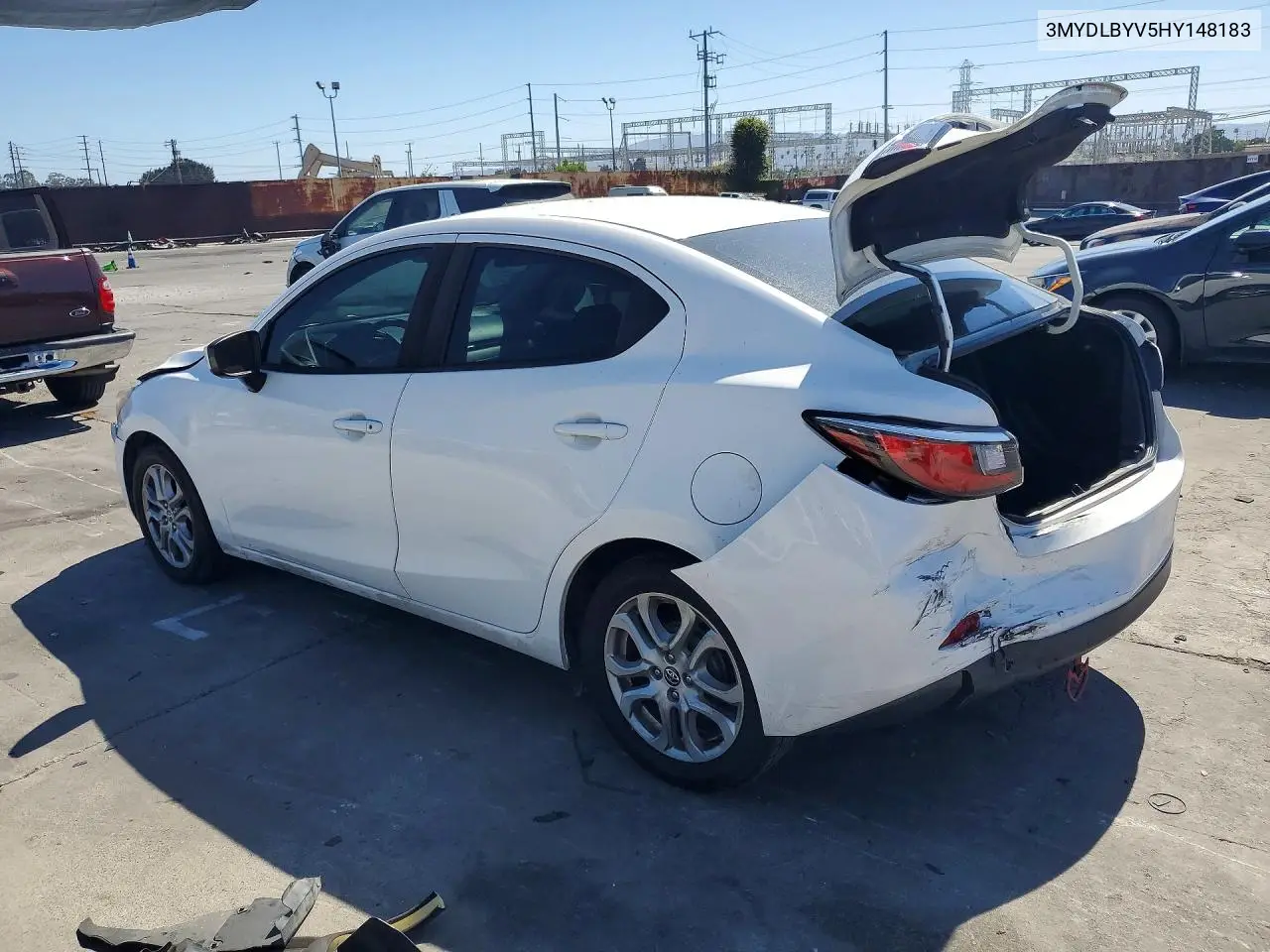 2017 Toyota Yaris Ia Base VIN: 3MYDLBYV5HY148183 Lot: 60516506