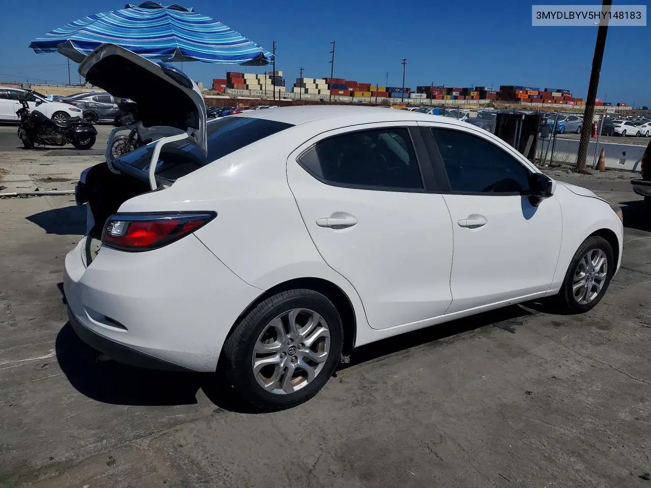 2017 Toyota Yaris Ia Base VIN: 3MYDLBYV5HY148183 Lot: 60516506