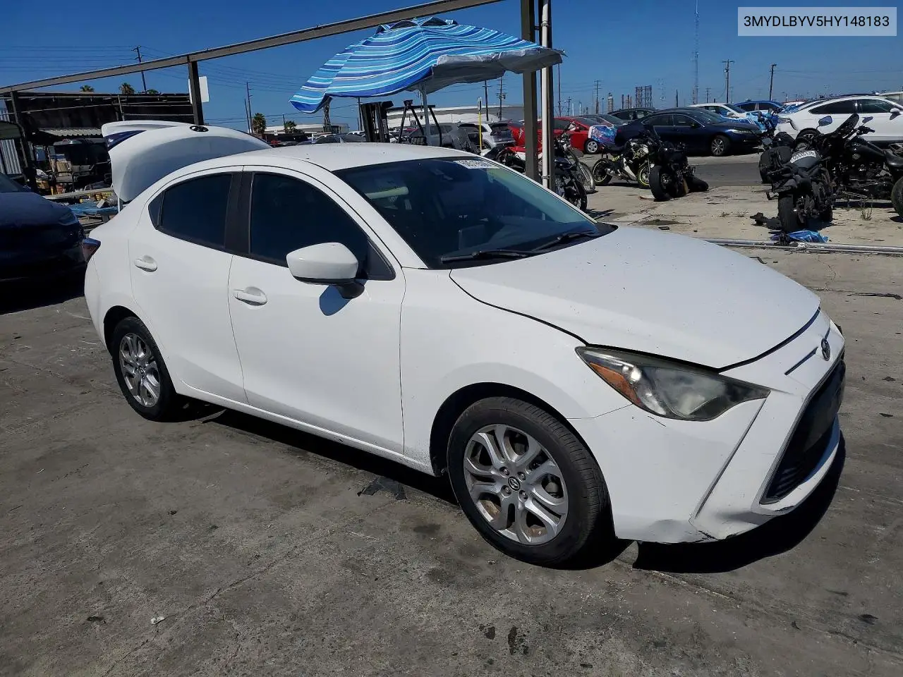 2017 Toyota Yaris Ia Base VIN: 3MYDLBYV5HY148183 Lot: 60516506