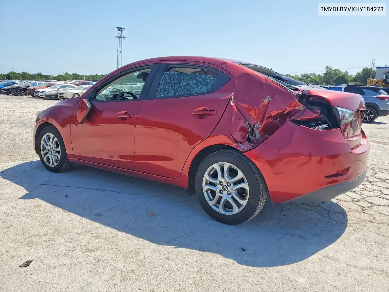2017 Toyota Yaris Ia Base VIN: 3MYDLBYVXHY184273 Lot: 60696196