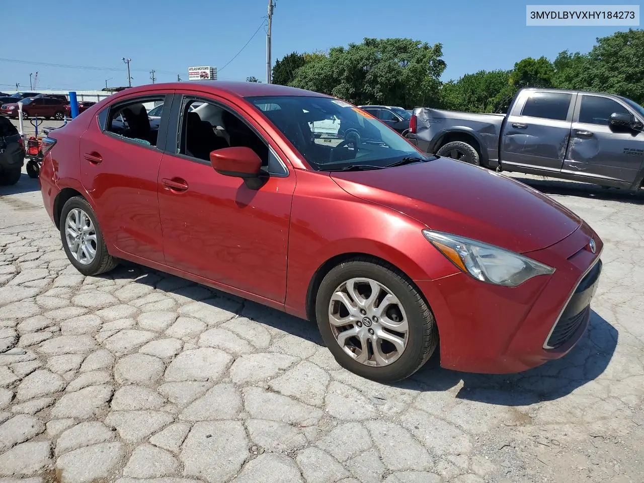 2017 Toyota Yaris Ia Base VIN: 3MYDLBYVXHY184273 Lot: 60696196