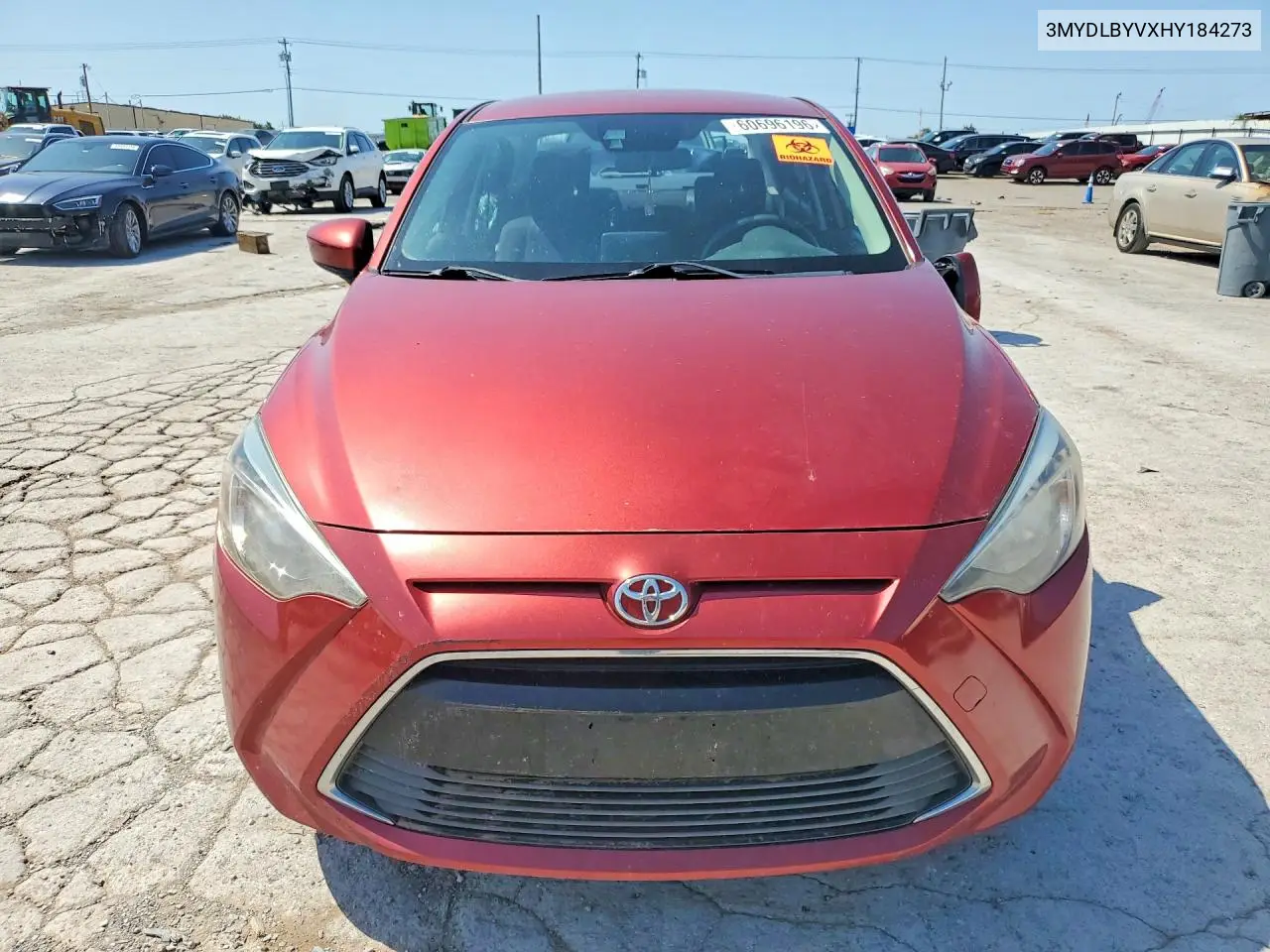 2017 Toyota Yaris Ia Base VIN: 3MYDLBYVXHY184273 Lot: 60696196