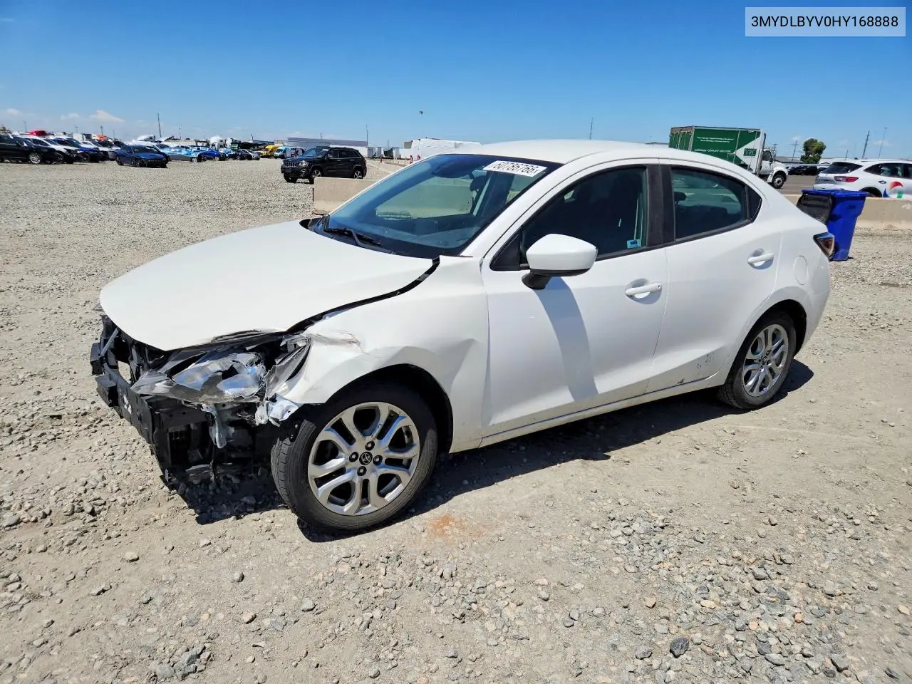 2017 Toyota Yaris Ia Base VIN: 3MYDLBYV0HY168888 Lot: 60786766