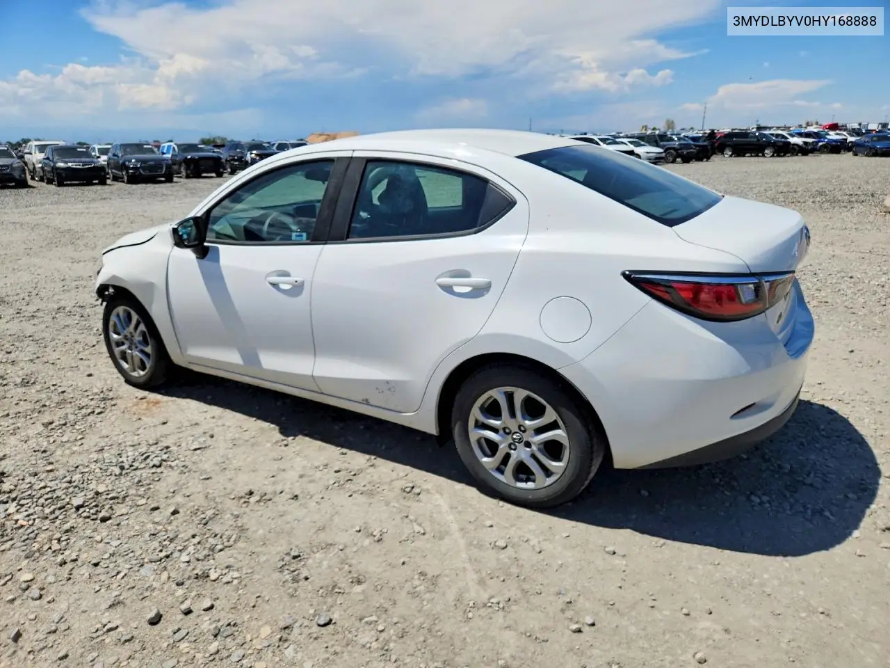 2017 Toyota Yaris Ia Base VIN: 3MYDLBYV0HY168888 Lot: 60786766