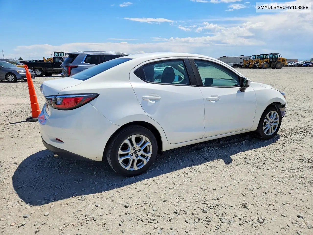 2017 Toyota Yaris Ia Base VIN: 3MYDLBYV0HY168888 Lot: 60786766