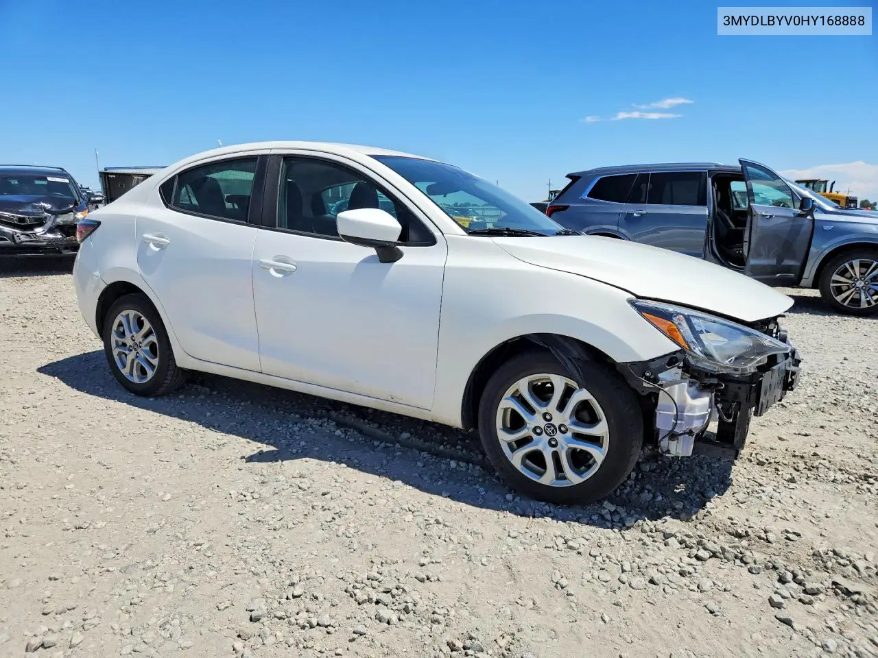 2017 Toyota Yaris Ia Base VIN: 3MYDLBYV0HY168888 Lot: 60786766