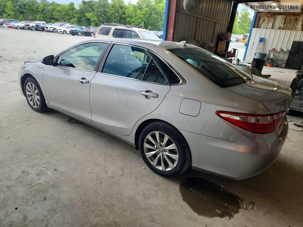 2017 Toyota Camry Hybrid Xle VIN: 4T1BD1FK9HU211869 Lot: 60822496
