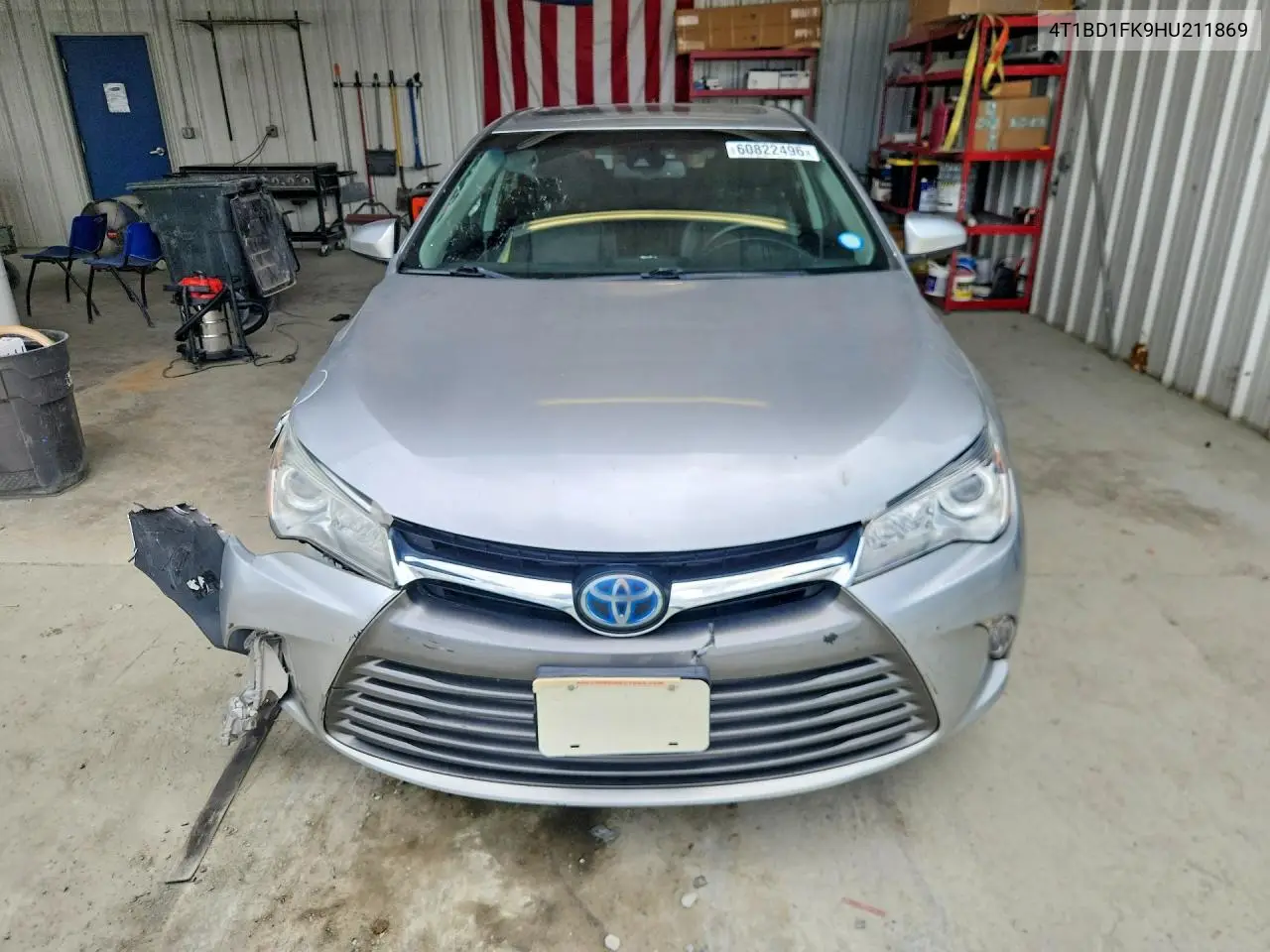 2017 Toyota Camry Hybrid Xle VIN: 4T1BD1FK9HU211869 Lot: 60822496