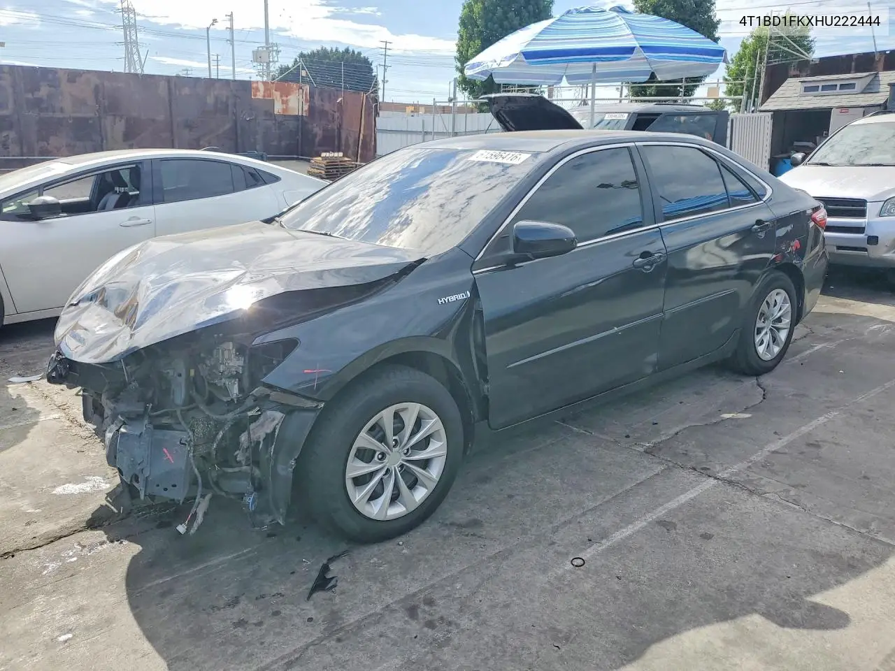 2017 Toyota Camry Hybrid Le VIN: 4T1BD1FKXHU222444 Lot: 61596416