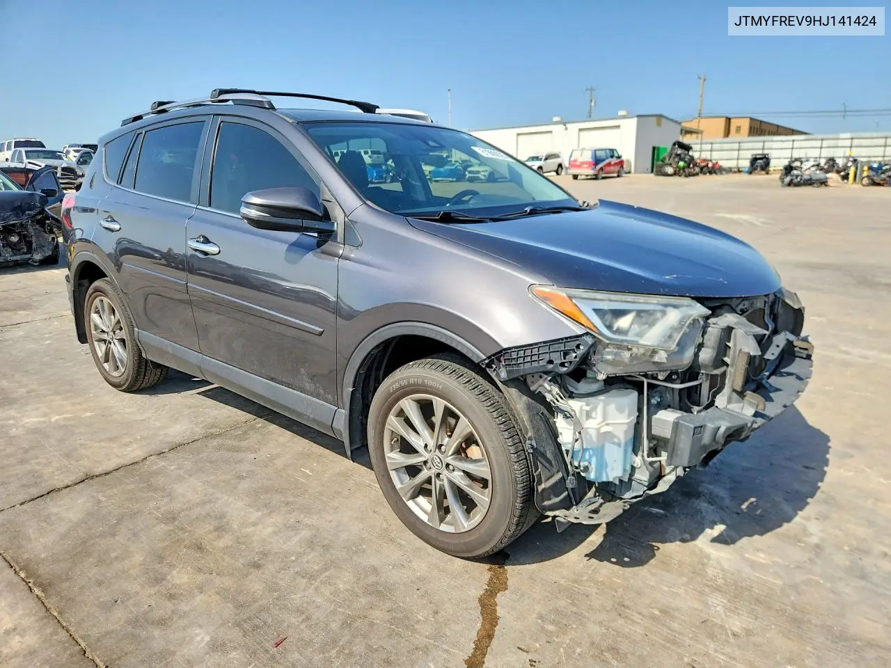 2017 Toyota Rav4 Limited VIN: JTMYFREV9HJ141424 Lot: 61900026